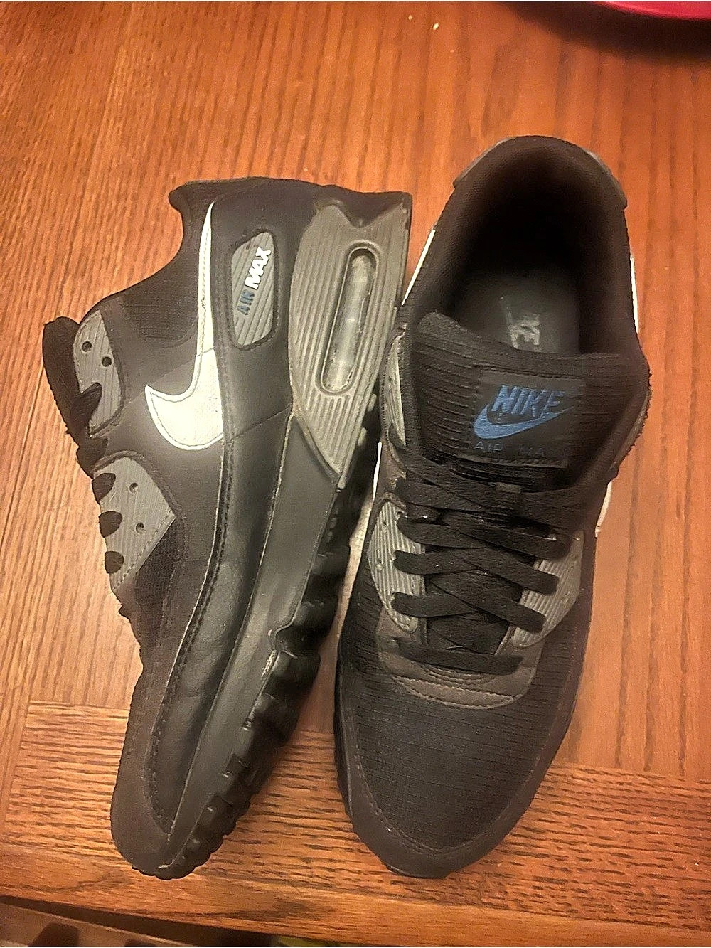 Nike Air Max 90 Smoke Grey Light Photo Blue Sneakers